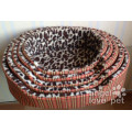 Five Sets Leopard Print Pet Bed